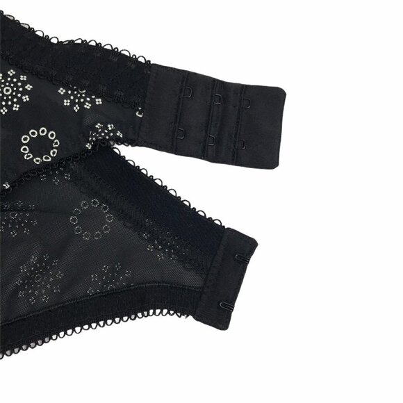 Freya Faye Plunge Underwire Black Bra 30DD - Picture 11 of 15